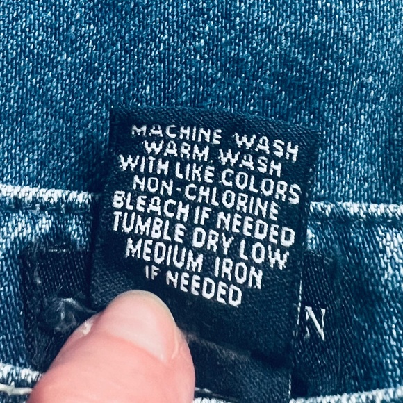 Girl's Ralph Lauren Blue Jean Dress - Picture 7 of 7